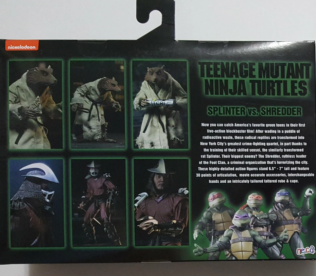 Deals ๐ฅฐ Teenage Mutant Ninja Turtles 1990 Movie โ Splinter & Shredder By NECA Toys โ 15 Teenage Mutant Ninja Turtles 1990 Movie โ Splinter & Shredder By NECA Toys