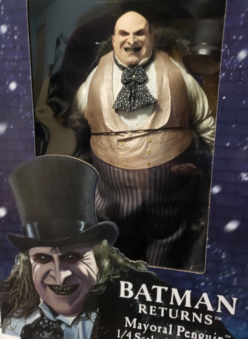Cheap 🌟 Batman Returns – 1/4 Scale Action Figure – Mayoral Penguin (Danny DeVito) By NECA 🔥 17 Batman Returns – 1/4 Scale Action Figure – Mayoral Penguin (Danny DeVito) By NECA