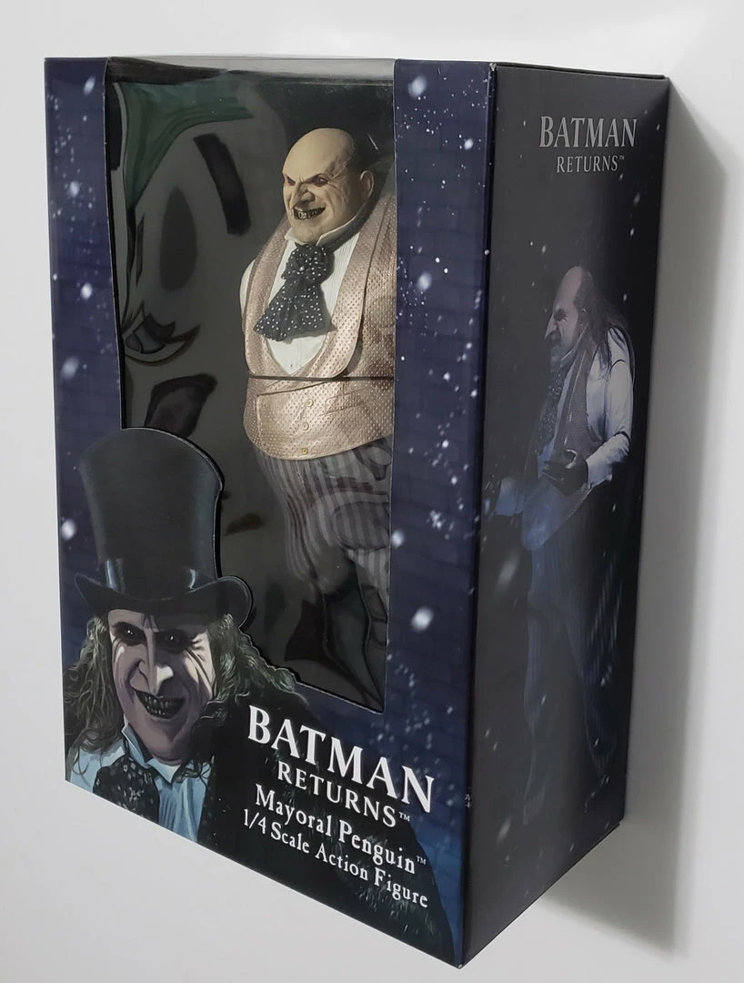 Cheap 🌟 Batman Returns – 1/4 Scale Action Figure – Mayoral Penguin (Danny DeVito) By NECA 🔥 16 Batman Returns – 1/4 Scale Action Figure – Mayoral Penguin (Danny DeVito) By NECA