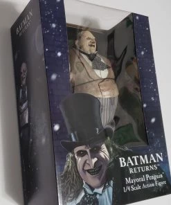 Cheap 🌟 Batman Returns – 1/4 Scale Action Figure – Mayoral Penguin (Danny DeVito) By NECA 🔥 37 Batman Returns – 1/4 Scale Action Figure – Mayoral Penguin (Danny DeVito) By NECA