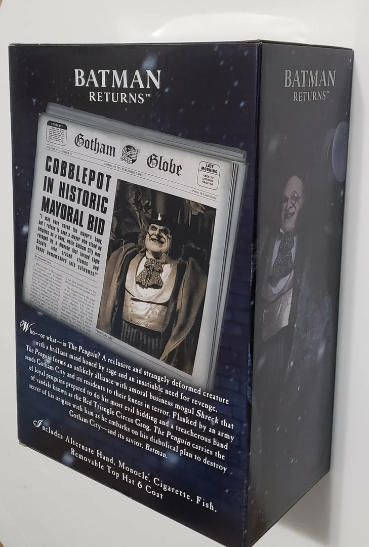 Cheap 🌟 Batman Returns – 1/4 Scale Action Figure – Mayoral Penguin (Danny DeVito) By NECA 🔥 19 Batman Returns – 1/4 Scale Action Figure – Mayoral Penguin (Danny DeVito) By NECA