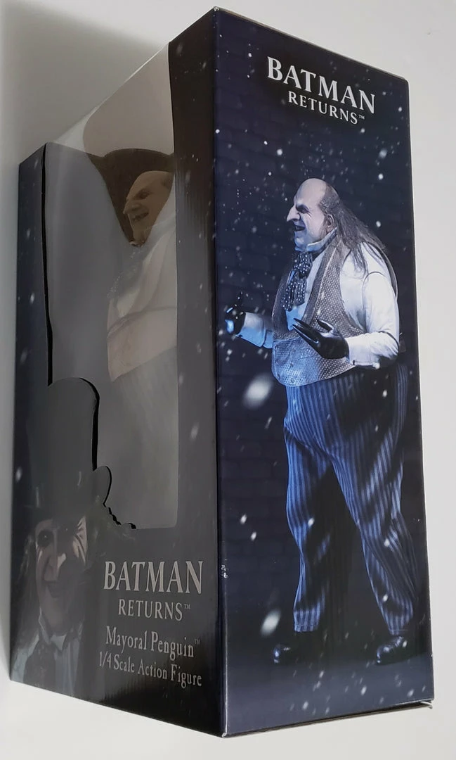 Cheap 🌟 Batman Returns – 1/4 Scale Action Figure – Mayoral Penguin (Danny DeVito) By NECA 🔥 20 Batman Returns – 1/4 Scale Action Figure – Mayoral Penguin (Danny DeVito) By NECA