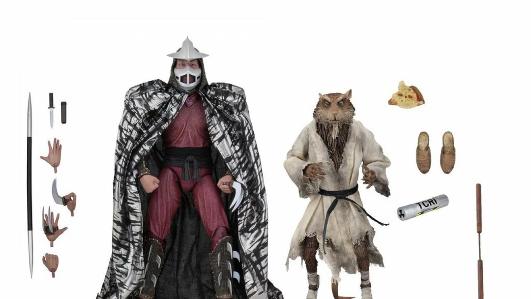 Deals ๐ฅฐ Teenage Mutant Ninja Turtles 1990 Movie โ Splinter & Shredder By NECA Toys โ 1 Teenage Mutant Ninja Turtles 1990 Movie โ Splinter & Shredder By NECA Toys