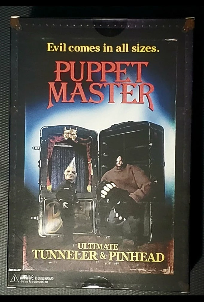 New ๐ Puppet Master โ 7โณ Scale Action Figure โ Pinhead & Tunneler 2 Pack By NECA ๐ 18 Puppet Master โ 7โณ Scale Action Figure โ Pinhead & Tunneler 2 Pack By NECA