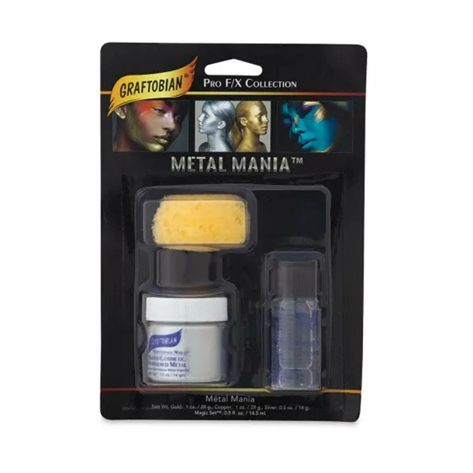 Discount ✨ Blick Art Graftobian Metal Mania Cosmetic Powdered Metal Kits BLICK Full Catalog ⭐ 11 Blick Art Graftobian Metal Mania Cosmetic Powdered Metal Kits BLICK Full Catalog