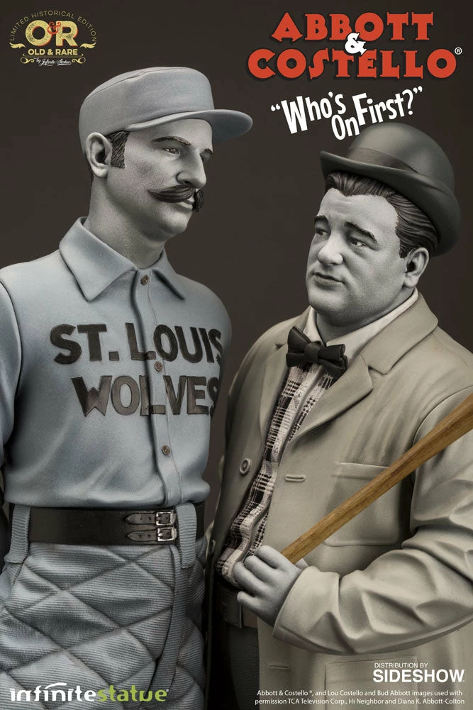 Promo ✔️ Abbott & Costello “Who’s On First?” Statue By Infinite Statue 1:6 Scale - Old & Rare Series 🤩 4 Abbott & Costello “Who’s On First?” Statue By Infinite Statue 1:6 Scale - Old & Rare Series