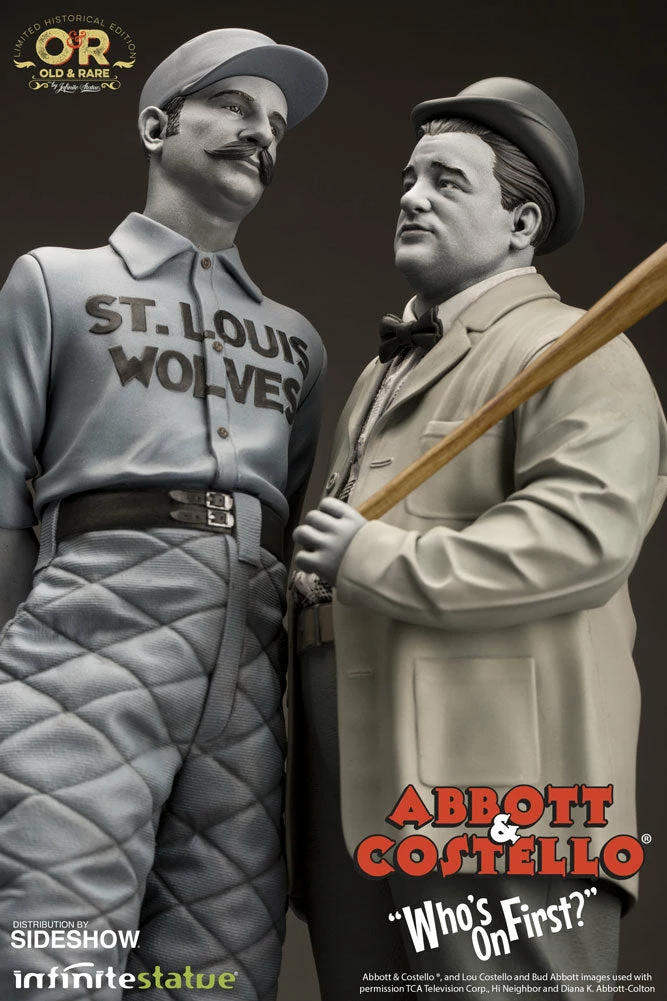 Promo ✔️ Abbott & Costello “Who’s On First?” Statue By Infinite Statue 1:6 Scale - Old & Rare Series 🤩 5 Abbott & Costello “Who’s On First?” Statue By Infinite Statue 1:6 Scale - Old & Rare Series