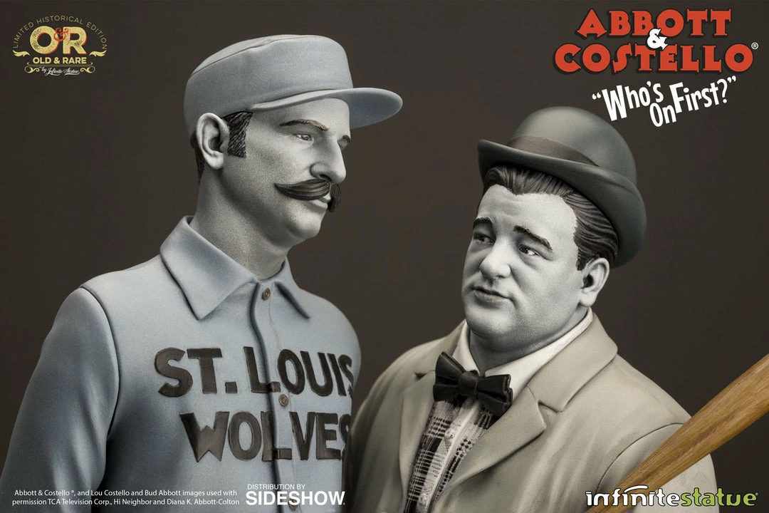 Promo ✔️ Abbott & Costello “Who’s On First?” Statue By Infinite Statue 1:6 Scale - Old & Rare Series 🤩 1 Abbott & Costello “Who’s On First?” Statue By Infinite Statue 1:6 Scale - Old & Rare Series