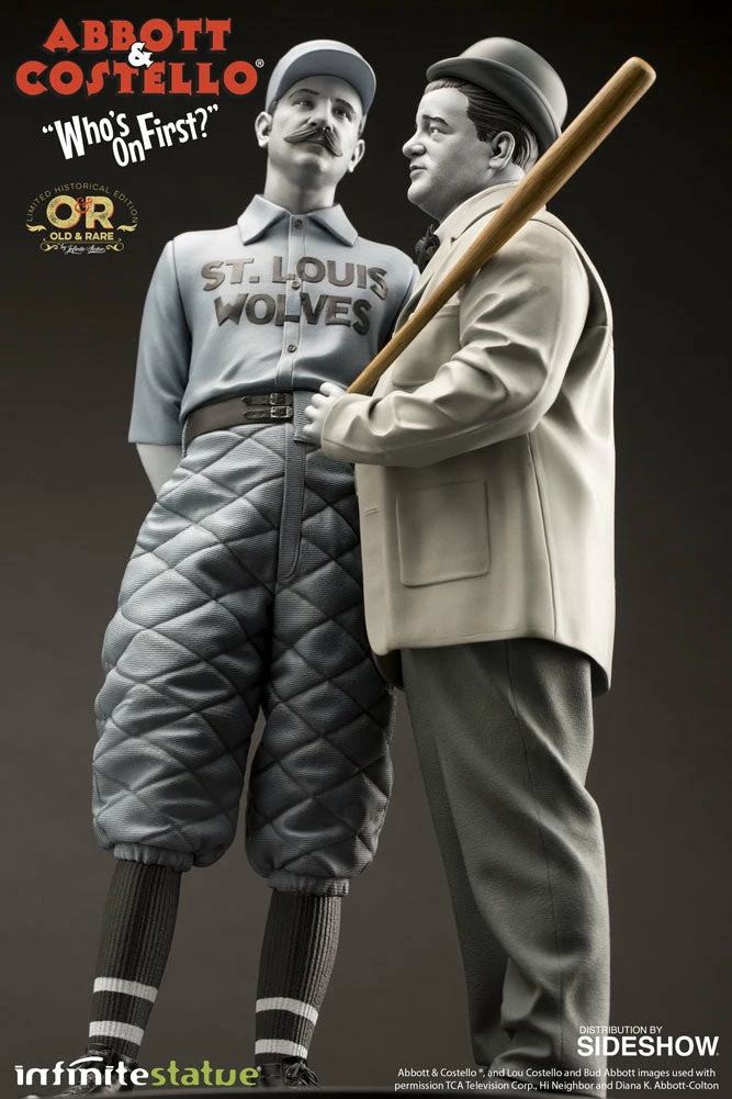 Promo ✔️ Abbott & Costello “Who’s On First?” Statue By Infinite Statue 1:6 Scale - Old & Rare Series 🤩 10 Abbott & Costello “Who’s On First?” Statue By Infinite Statue 1:6 Scale - Old & Rare Series