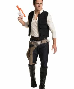 Halloweencostumes.com Adult Han Solo Grand Heritage Costume Cosplay, Halloween Costumes