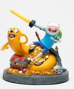 MONDO COLLECTIBLES Adventure Time Jake And Finn Polystone Statue By Mondo