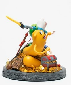 MONDO COLLECTIBLES Adventure Time Jake And Finn Polystone Statue By Mondo