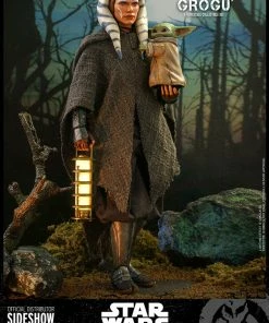Hot Toys Sixth Scale Collectible Figures Ahsoka Tano And Grogu Sixth Scale Figure Set