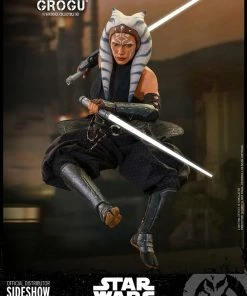 Hot Toys Sixth Scale Collectible Figures Ahsoka Tano And Grogu Sixth Scale Figure Set