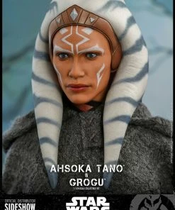 Hot Toys Sixth Scale Collectible Figures Ahsoka Tano And Grogu Sixth Scale Figure Set