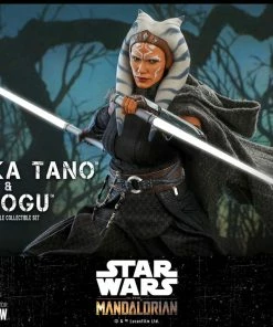 Hot Toys Sixth Scale Collectible Figures Ahsoka Tano And Grogu Sixth Scale Figure Set