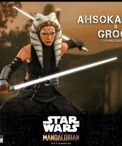 Hot Toys Sixth Scale Collectible Figures Ahsoka Tano And Grogu Sixth Scale Figure Set