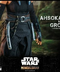 Hot Toys Sixth Scale Collectible Figures Ahsoka Tano And Grogu Sixth Scale Figure Set