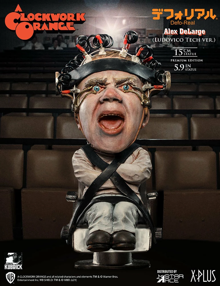 Deals π Alex DeLarge 2.0 (Ludovico Tech Version) Statue By Star Ace Toys Ltd. Defo-Real Series π 2 Alex DeLarge 2.0 (Ludovico Tech Version) Statue By Star Ace Toys Ltd. Defo-Real Series