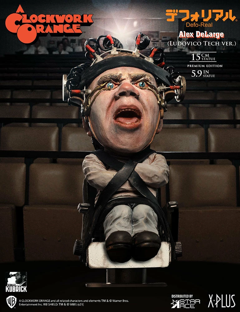 Deals π Alex DeLarge 2.0 (Ludovico Tech Version) Statue By Star Ace Toys Ltd. Defo-Real Series π 3 Alex DeLarge 2.0 (Ludovico Tech Version) Statue By Star Ace Toys Ltd. Defo-Real Series