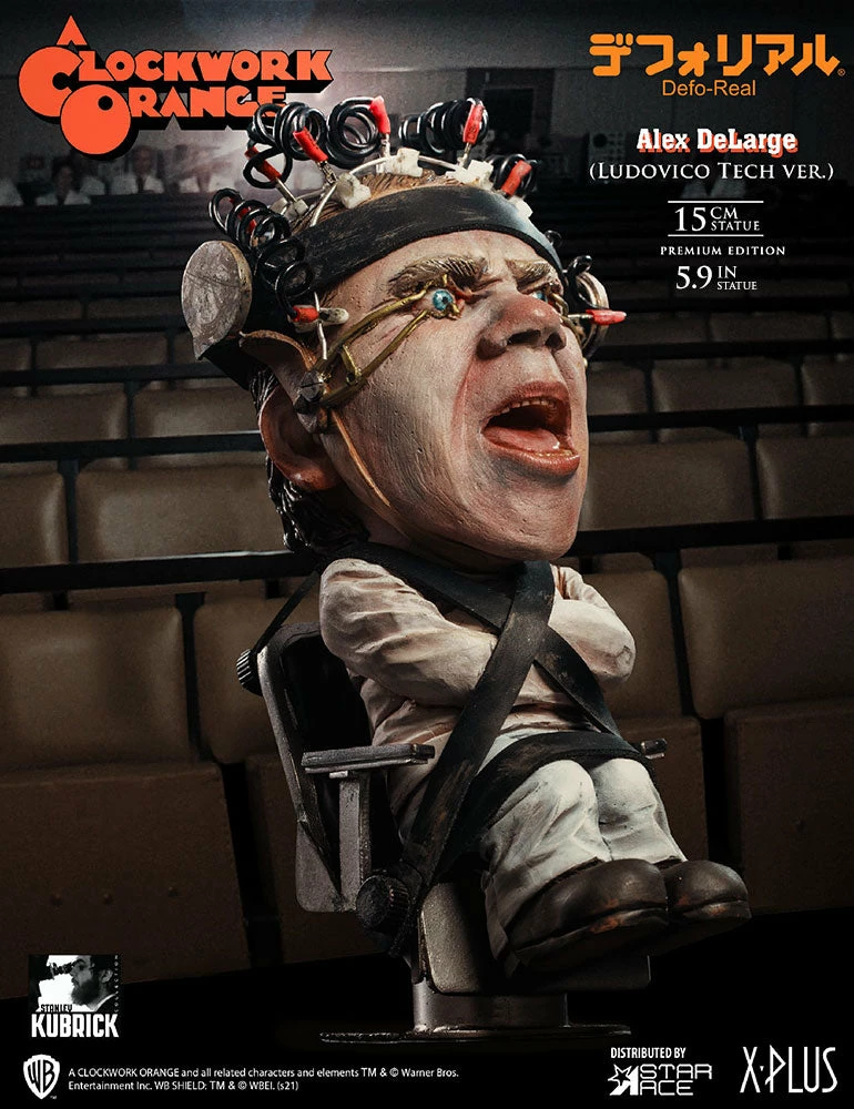 Deals π Alex DeLarge 2.0 (Ludovico Tech Version) Statue By Star Ace Toys Ltd. Defo-Real Series π 5 Alex DeLarge 2.0 (Ludovico Tech Version) Statue By Star Ace Toys Ltd. Defo-Real Series