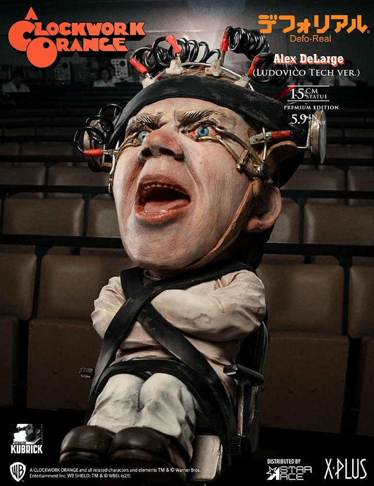 Deals π Alex DeLarge 2.0 (Ludovico Tech Version) Statue By Star Ace Toys Ltd. Defo-Real Series π 6 Alex DeLarge 2.0 (Ludovico Tech Version) Statue By Star Ace Toys Ltd. Defo-Real Series