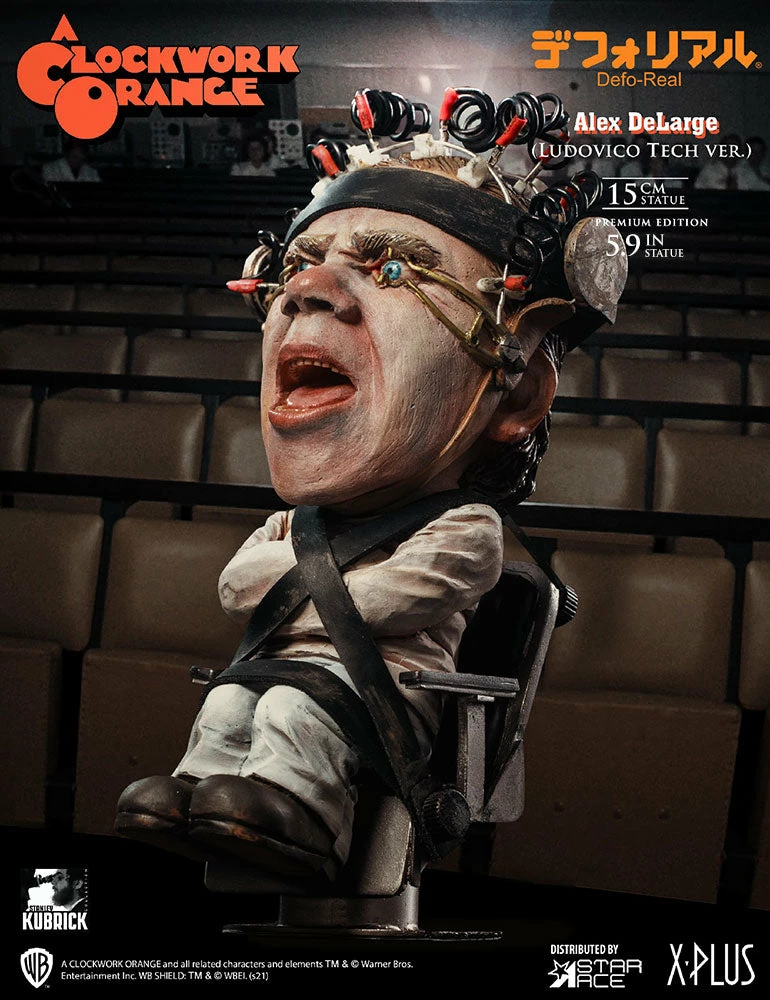 Deals π Alex DeLarge 2.0 (Ludovico Tech Version) Statue By Star Ace Toys Ltd. Defo-Real Series π 9 Alex DeLarge 2.0 (Ludovico Tech Version) Statue By Star Ace Toys Ltd. Defo-Real Series