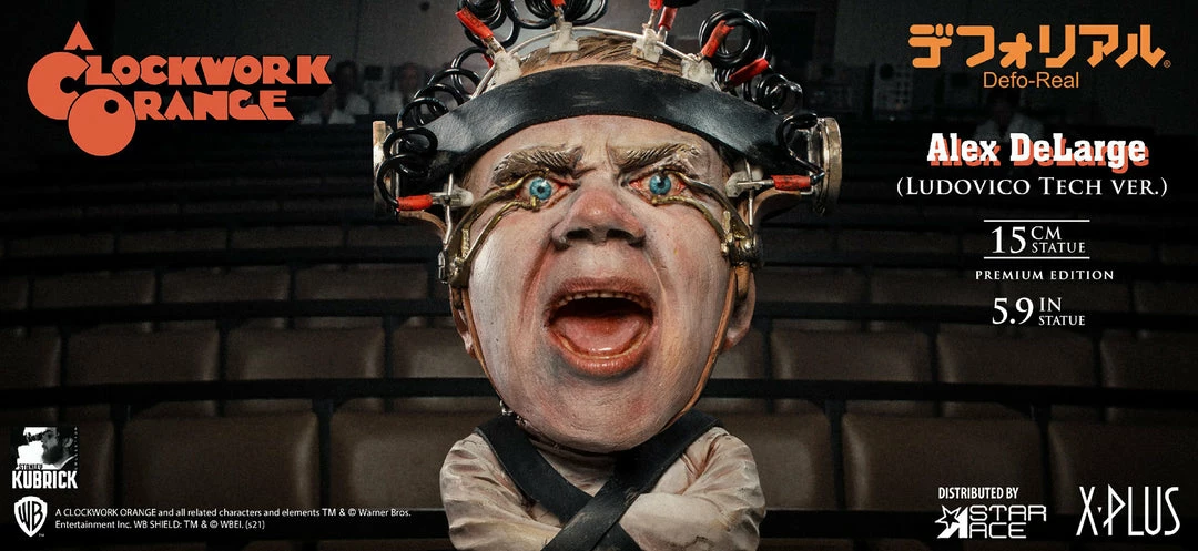 Deals π Alex DeLarge 2.0 (Ludovico Tech Version) Statue By Star Ace Toys Ltd. Defo-Real Series π 10 Alex DeLarge 2.0 (Ludovico Tech Version) Statue By Star Ace Toys Ltd. Defo-Real Series