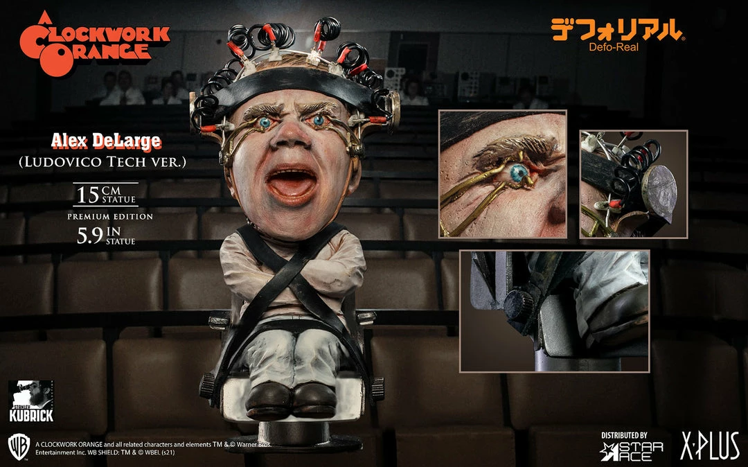 Deals π Alex DeLarge 2.0 (Ludovico Tech Version) Statue By Star Ace Toys Ltd. Defo-Real Series π 11 Alex DeLarge 2.0 (Ludovico Tech Version) Statue By Star Ace Toys Ltd. Defo-Real Series