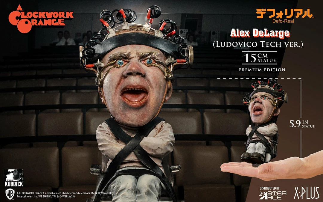 Deals π Alex DeLarge 2.0 (Ludovico Tech Version) Statue By Star Ace Toys Ltd. Defo-Real Series π 12 Alex DeLarge 2.0 (Ludovico Tech Version) Statue By Star Ace Toys Ltd. Defo-Real Series