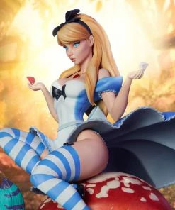 Premium Collection Alice In Wonderland Statue By Sideshow Collectibles Fairytale Fantasies Collection Artist J Scott Campbell