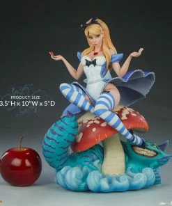 Premium Collection Alice In Wonderland Statue By Sideshow Collectibles Fairytale Fantasies Collection Artist J Scott Campbell
