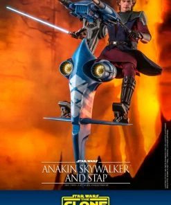 Hot Toys Anakin Skywalker And STAP Sixth Scale Figure Set