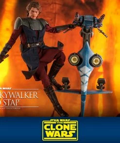 Hot Toys Anakin Skywalker And STAP Sixth Scale Figure Set