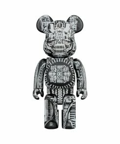 Be@rbrick H.R. Giger (Black Chrome Version) 100% & 400% Bearbrick By Medicom Toy