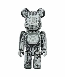 Be@rbrick H.R. Giger (Black Chrome Version) 100% & 400% Bearbrick By Medicom Toy