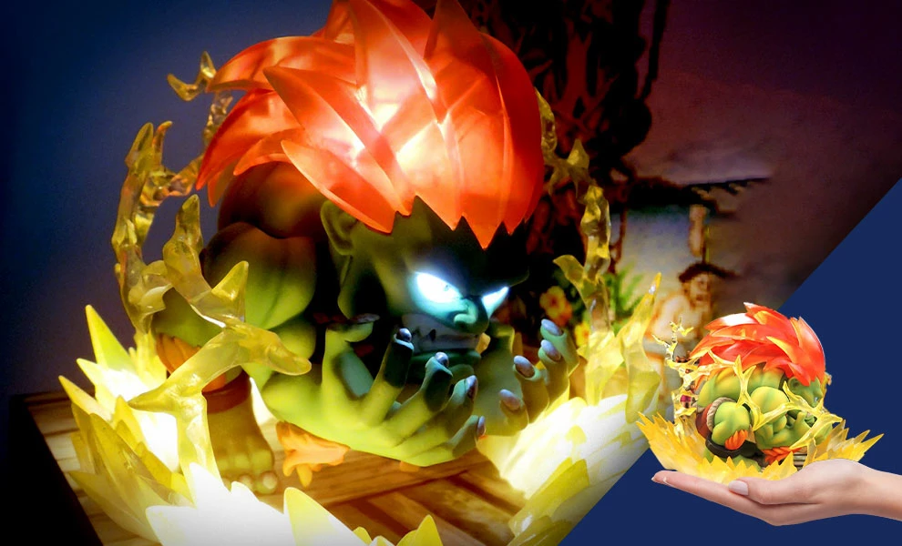 Cheapest 🛒 BigBoys Toys Blanka PVC Figure By BigBoysToys Street Fighter T.N.C. PVC Figure With Light And Sound 🔥 1 BigBoys Toys Blanka PVC Figure By BigBoysToys Street Fighter T.N.C. PVC Figure With Light And Sound