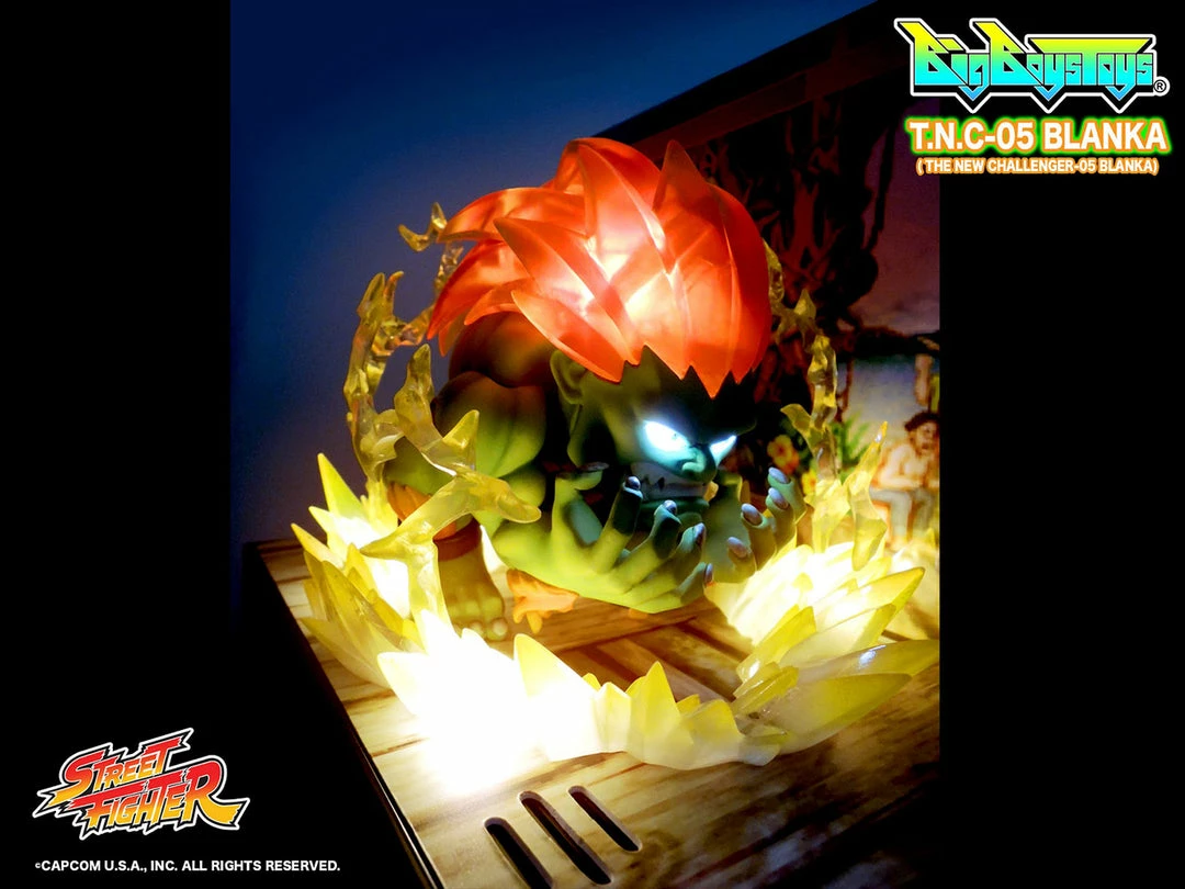 Cheapest 🛒 BigBoys Toys Blanka PVC Figure By BigBoysToys Street Fighter T.N.C. PVC Figure With Light And Sound 🔥 3 BigBoys Toys Blanka PVC Figure By BigBoysToys Street Fighter T.N.C. PVC Figure With Light And Sound