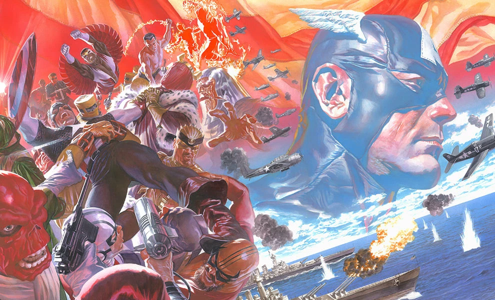 Hot Sale ✨ Art Work Murals & Prints Captain America: Winter In America Art Print By Alex Ross Art ⭐ 1 Art Work Murals & Prints Captain America: Winter In America Art Print By Alex Ross Art