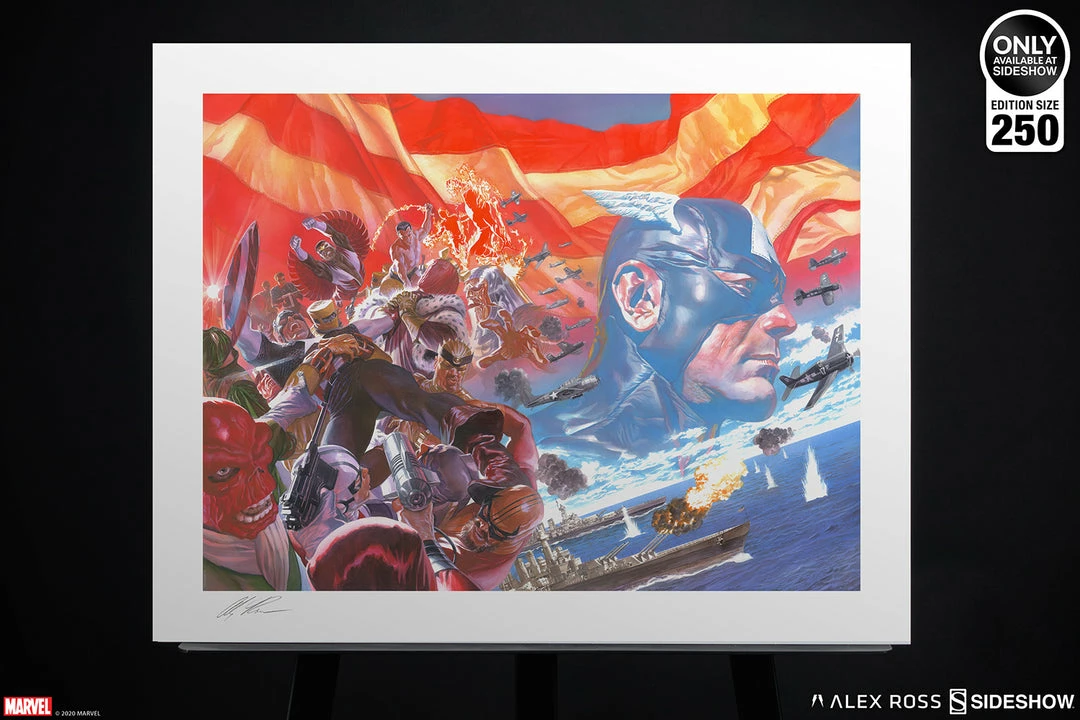 Hot Sale ✨ Art Work Murals & Prints Captain America: Winter In America Art Print By Alex Ross Art ⭐ 2 Art Work Murals & Prints Captain America: Winter In America Art Print By Alex Ross Art