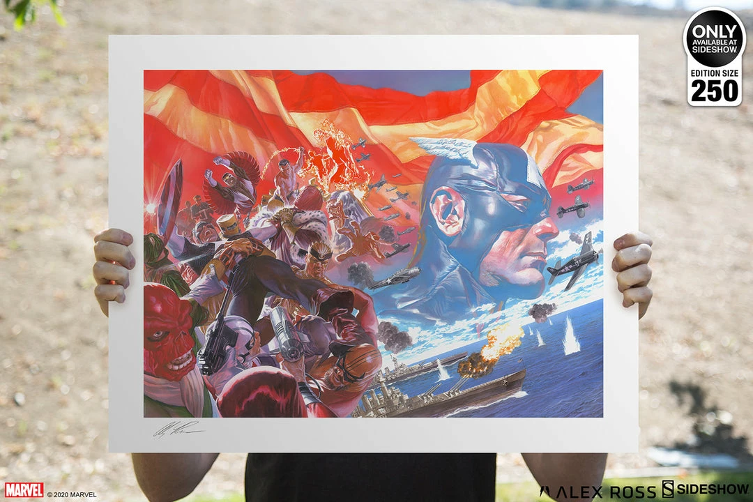 Hot Sale ✨ Art Work Murals & Prints Captain America: Winter In America Art Print By Alex Ross Art ⭐ 6 Art Work Murals & Prints Captain America: Winter In America Art Print By Alex Ross Art