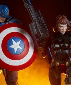 Captain America Premium Format™ Figure By Sideshow Collectibles Limited Edition