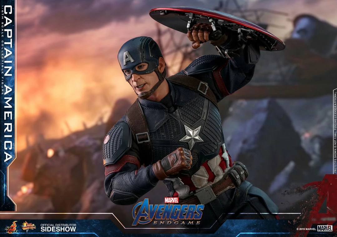 Top 10 ⭐ Captain America Sixth Scale Figure By Hot Toys Avengers: Endgame - Movie Masterpiece Series ⌛ 3 Captain America Sixth Scale Figure By Hot Toys Avengers: Endgame - Movie Masterpiece Series