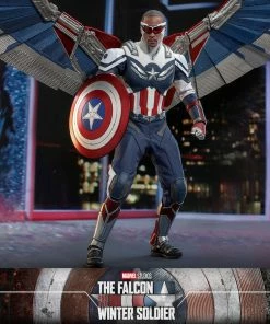 Captain America Sixth Scale Figure By Hot Toys Television Masterpiece Series - The Falcon And The Winter Soldier