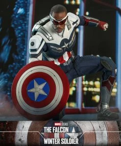 Captain America Sixth Scale Figure By Hot Toys Television Masterpiece Series - The Falcon And The Winter Soldier
