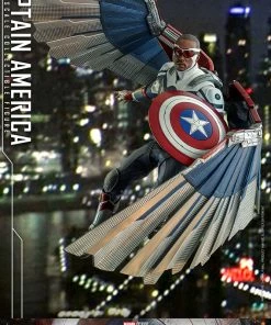 Captain America Sixth Scale Figure By Hot Toys Television Masterpiece Series - The Falcon And The Winter Soldier