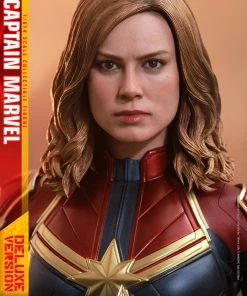 Avengers Earth's Heroes Captain Marvel Deluxe Version Sixth Scale Figure By Hot Toys Captain Marvel - Movie Masterpiece Series