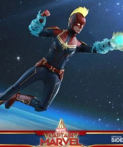 Avengers Earth's Heroes Captain Marvel Deluxe Version Sixth Scale Figure By Hot Toys Captain Marvel - Movie Masterpiece Series