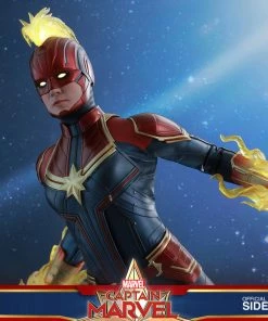 Avengers Earth's Heroes Captain Marvel Deluxe Version Sixth Scale Figure By Hot Toys Captain Marvel - Movie Masterpiece Series