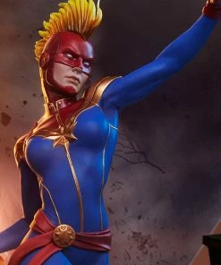 Best Sale 🤩 Captain Marvel Statue By Sideshow Collectibles Avengers Assemble Avengers Earth's Heroes ⭐ 22 Captain Marvel Statue By Sideshow Collectibles Avengers Assemble Avengers Earth's Heroes